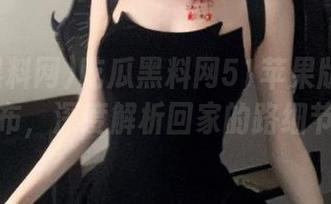 吃瓜黑料网51苹果版全新发布，深度解析回家的路细节